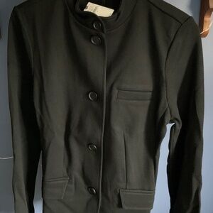 Banana Republic Pique Knit Black Blazer Size S NWT